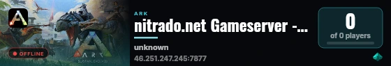 nitrado.net Gameserver - (v361.7) live status badge