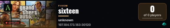sixteen live status badge