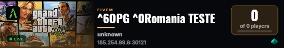 ^6OPG ^0Romania TESTE live status badge