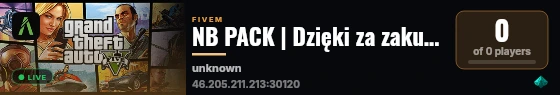 NB PACK | Dzięki za zakup :o live status badge