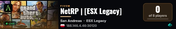 NetRP | [ESX Legacy] live status badge