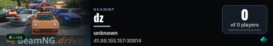 dz live status badge