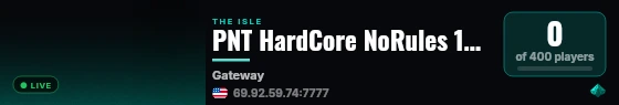 PNT HardCore NoRules 1/2Grow 3XAI HackBan live status badge