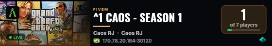 Liga Das Tropas live status badge