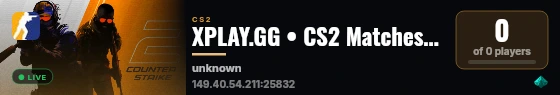 XPLAY.GG • CS2 Matches #467 live status badge