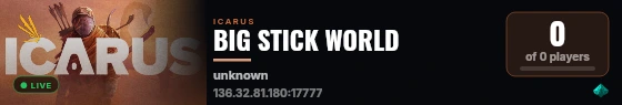 BIG STICK WORLD live status badge