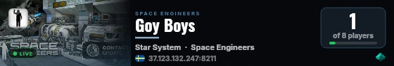 Goy Boys live status badge