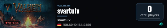 svartulv live status badge