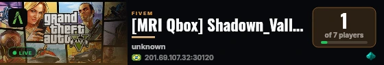 Shadown_Valley | MRI Qbox live status badge