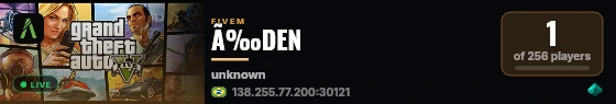 Ã‰DEN live status badge