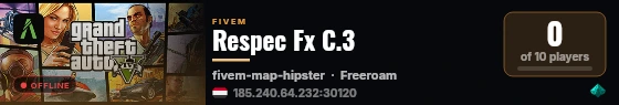 Respec Fx C.3 live status badge