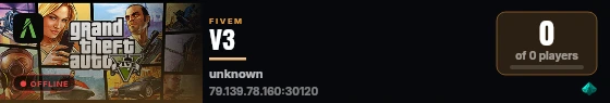 V3 live status badge