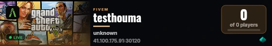testhouma live status badge