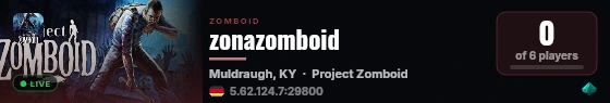 zonazomboid live status badge