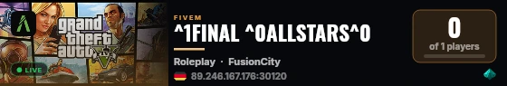 ^1FINAL ^0ALLSTARS^0 live status badge