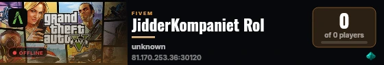 JidderKompaniet Rol live status badge