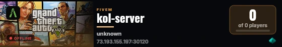 kol-server live status badge
