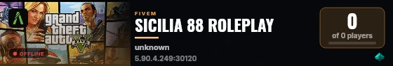 SICILIA 88 ROLEPLAY live status badge
