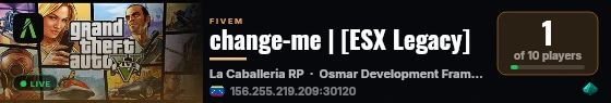 change-me | [ESX Legacy] live status badge