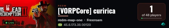 [VORPCore] curirica live status badge