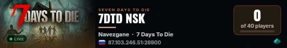 7DTD NSK live status badge