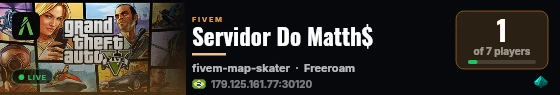 Servidor Do Matth$ live status badge