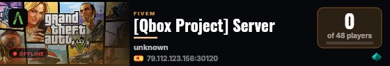 [Qbox Project] Server live status badge