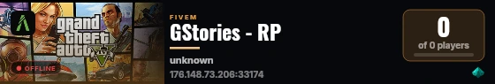 GStories - RP live status badge