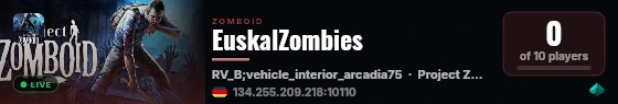 EuskalZombies live status badge