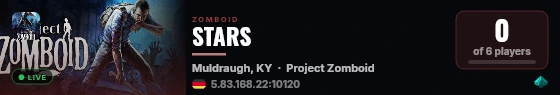 STARS live status badge