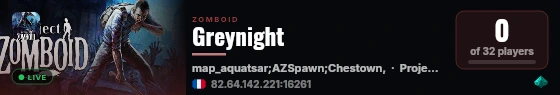 Greynight live status badge