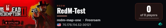 RedM-Test live status badge