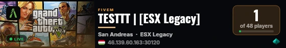 TESTTT | [ESX Legacy] live status badge