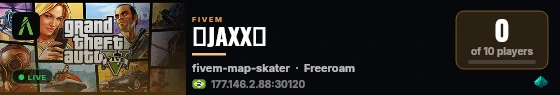 ✌️JAXX✌️ live status badge
