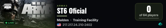 ST6 Oficial live status badge