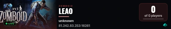 LEAO live status badge