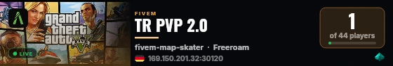 TR PVP 2.0 live status badge