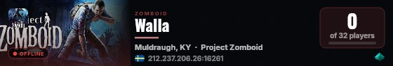 Walla live status badge
