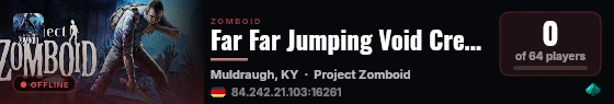 Far Far Jumping Void Crew Stadium Over Ravenswatchwatch in a co live status badge