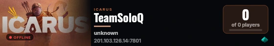 TeamSoloQ live status badge