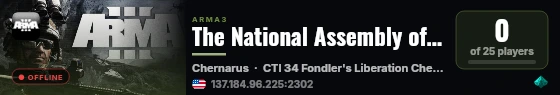 The National Assembly of Lesotho live status badge