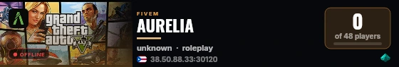 AURELIA live status badge