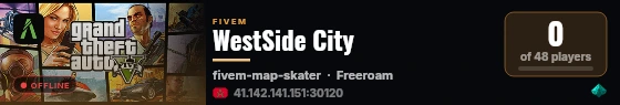 WestSide City live status badge