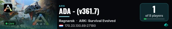 ADA - (v361.7) live status badge