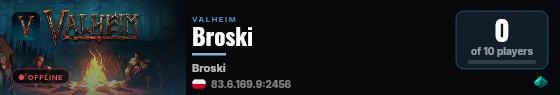 Broski live status badge