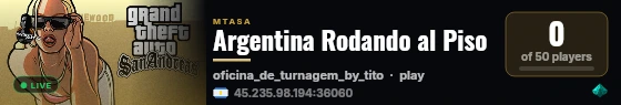 Argentina Rodando al Piso live status badge
