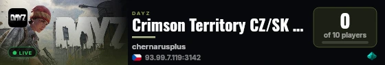 Crimson Territory CZ/SK PVP live status badge