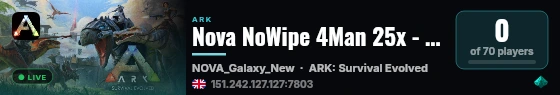 Nova NoWipe 4Man 25x - NovaGalaxy - (v358.24) live status badge