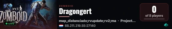 Dragongert live status badge