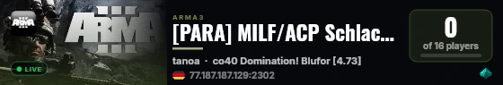 [PARA] MILF/ACP Schlachthof backup live status badge
